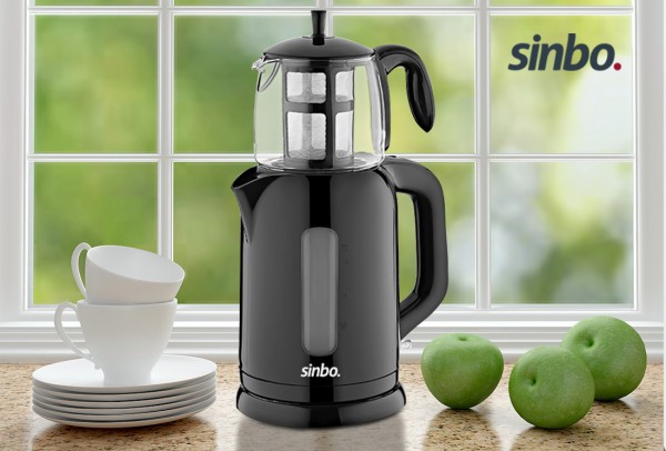 Sinbo 2,6 lt Elektrikli Çay Makinesi Semaver | Siyah | 21124