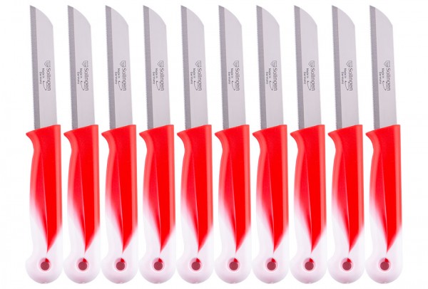 Original Solingen Meyve Bıçağı 10 Adet | Paslanmaz Çelik | solingen-0007 | Kırmızı