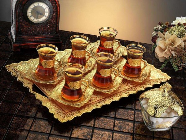 Sena Orient Çay Bardağı Takımı 14 Parça