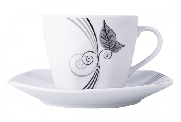 Bavary 6'lı Büyük Kahve Fincan Seti Porselen 12 Parça | A12650-xl