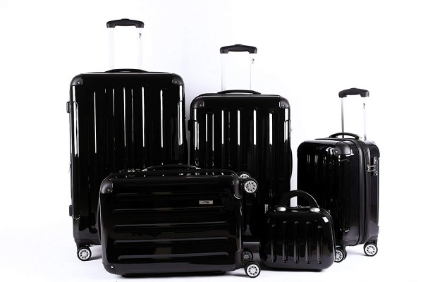 İmex 5 Parça Bavul Valiz Seyehat Seti | Siyah