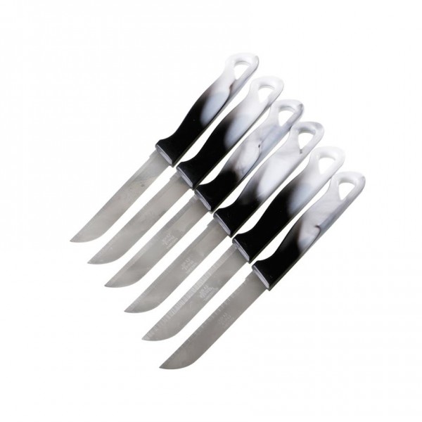 Messermann Germany 6 Adet Bıçak Seti | Paslanmaz Çelik | Siyah