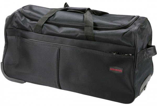 Seranova Çekçekli Tekerlekli Seyahat Çanta Bavul Valiz | Siyah