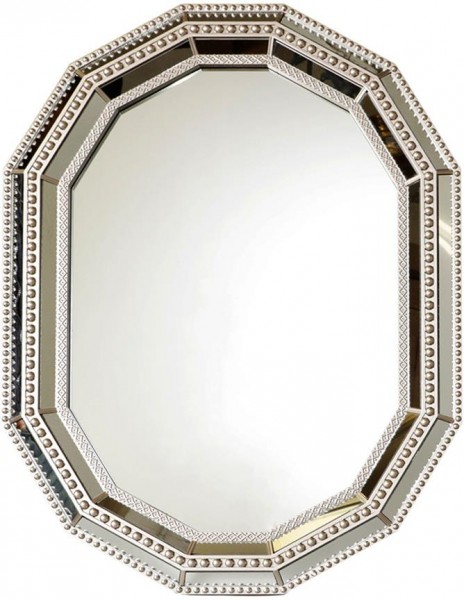Fugurato Antika Ayna - Gümüş