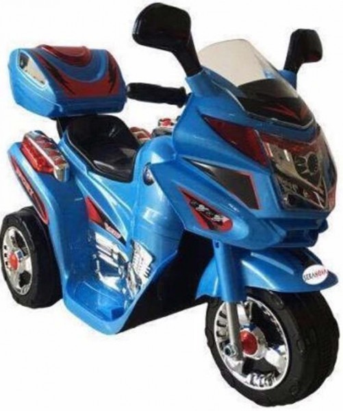 Elektrikli Çocuk Motoru 6V Mavi