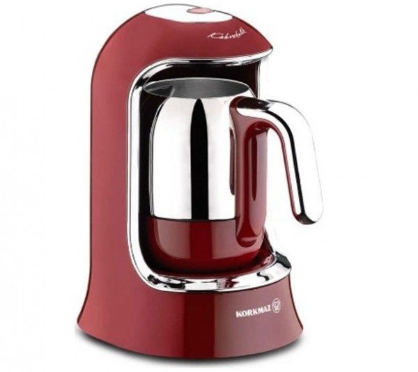 Korkmaz Kahvekolik Otomatik Kahve Makinesi | Kırmızı | A860-03
