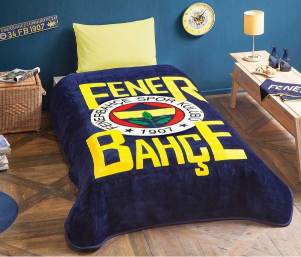 Taç Lisanslı Fenerbahçe Battaniye 160x220 cm