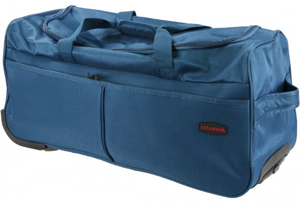 Seranova Çekçekli Tekerlekli Seyahat Çanta Bavul Valiz | Mavi