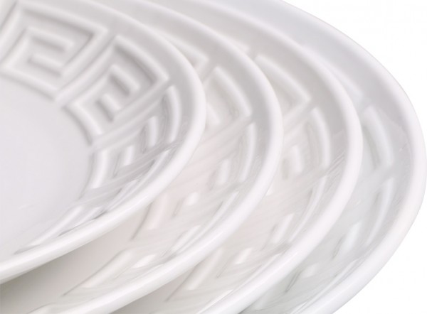 Bricard Versus Porselen Servis Tabağı Yuvarlak 30cm | Beyaz