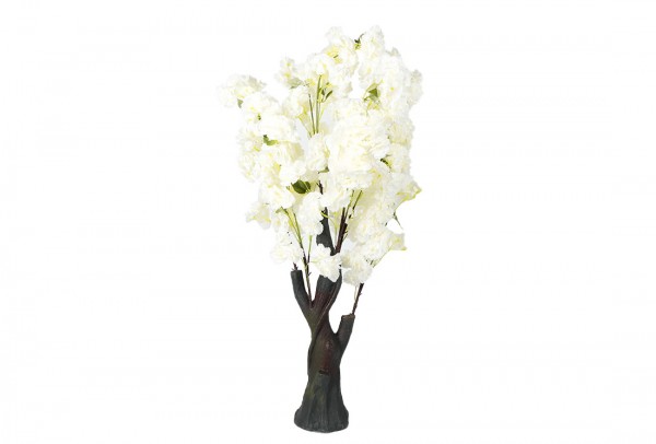 Bavary | Dekoratif Çiçek | Beyaz | 95x40 cm | By-yhs-3