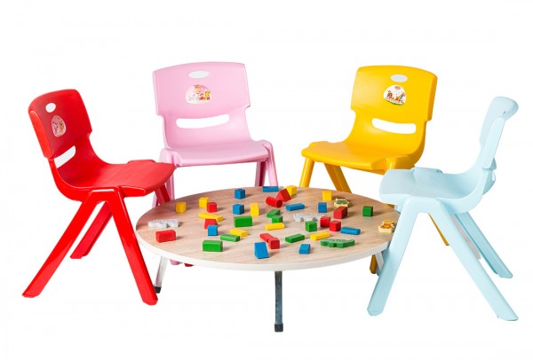 Dekonaz | Çocuk oyun masası | Masa | 50, 60, 70, 80, 90 cm | Ahşap